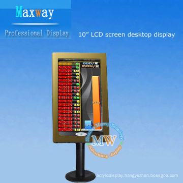 desktop 10.2 inch lcd display for casino